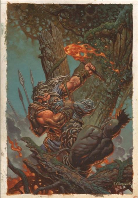 KING CONAN WOLVES BEYOND THE BORDER 2 COVER PAINTING 2015 TOMAS