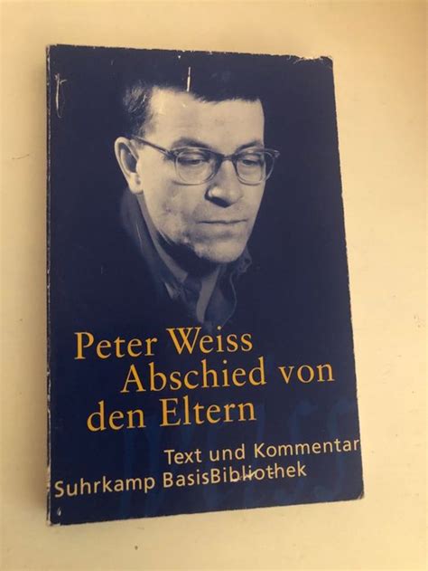 Buch Abschied Von Den Eltern Von Peter Weiss Kaufen Auf Ricardo