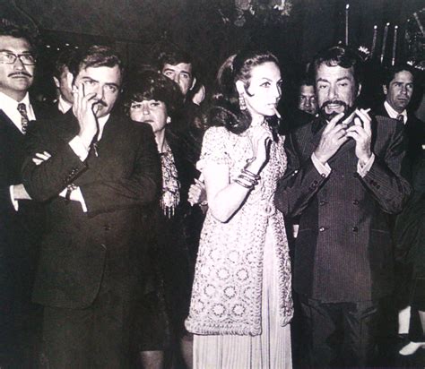 1974 María Felix Y Ernesto Alonso En La Inaguración De La Cineteca