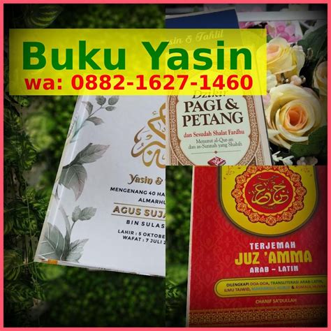 O L L O Wa Grosir Buku Yasin Diskon Cetak Buku Yasin Dan