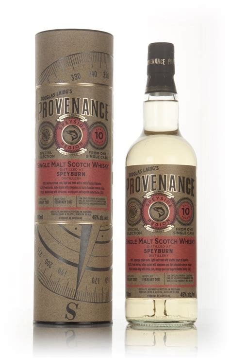 Speyburn 10 Year Old 2007 Cask 11641 Provenance Douglas Laing