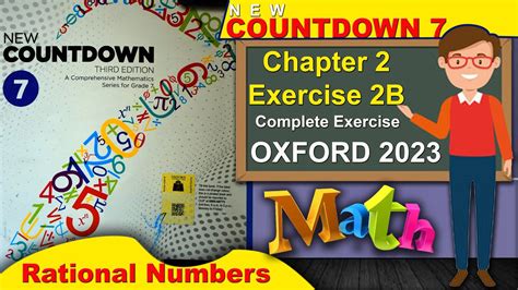 Math Class 7 Chapter 2 Exercise 2b New Countdown 7 Chapter 2 Exercise 2b 7 Math Chapter 2 Ex