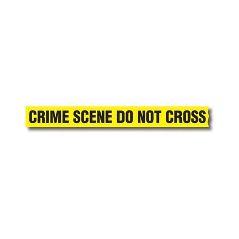 Barrier Tape Crime Scene Do Not Cross With Dispenser Box 1 Each Crime