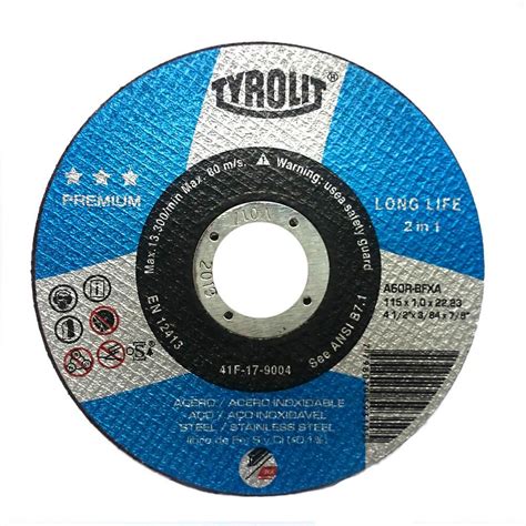 Disco De Corte Para Aco Tyrolit Basic A46s Bf 14 X 7 64 X 1 Index