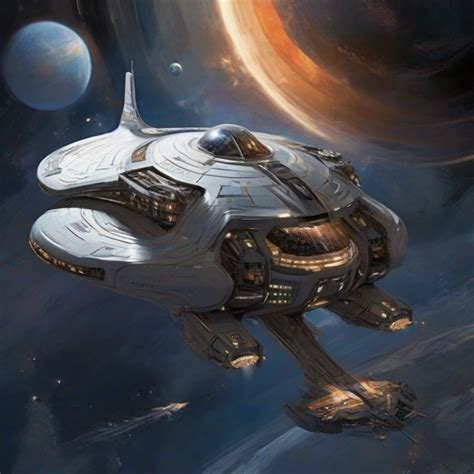 Leonardo Diffusion XL spaceship art of John Berkey by calinvisible on ... 