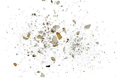 Explosion Of Rock Particle Element Png