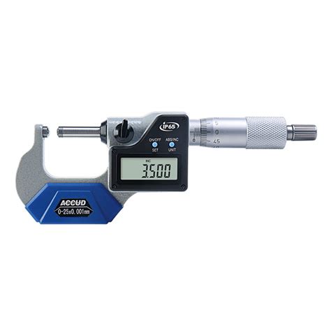 DIGITAL SPHERICAL ANVIL TUBE MICROMETER ACCUD