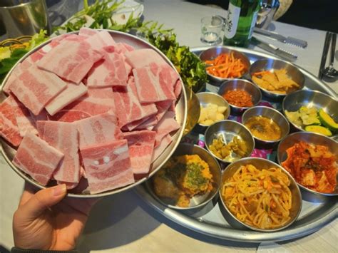 용인 둔전 맛집 옥이네냉삼 냉동삼겹살 단체 회식하기 좋은 곳 네이버 블로그