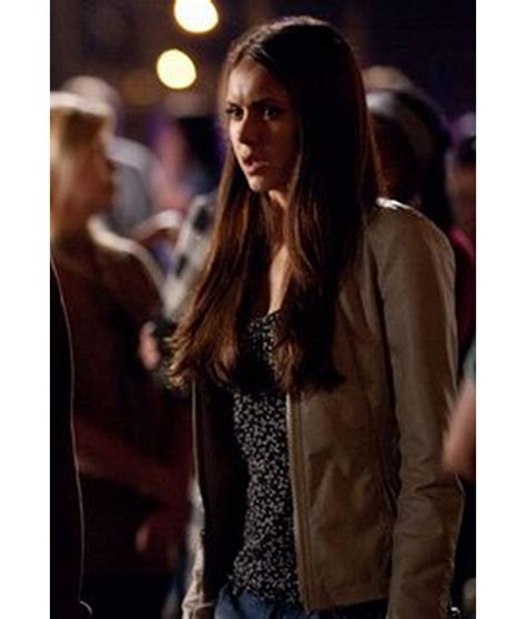 The Vampire Diaries S03 Elena Gilbert Leather Jacket