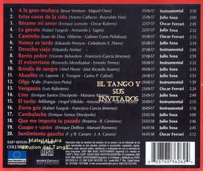 El Tango Y Sus Invitados Orquesta Armando Pontier Con Sus Vocalistas