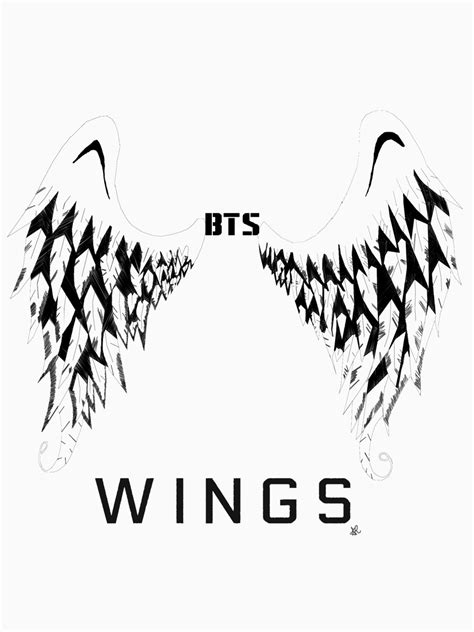 Bts Wings Drawing