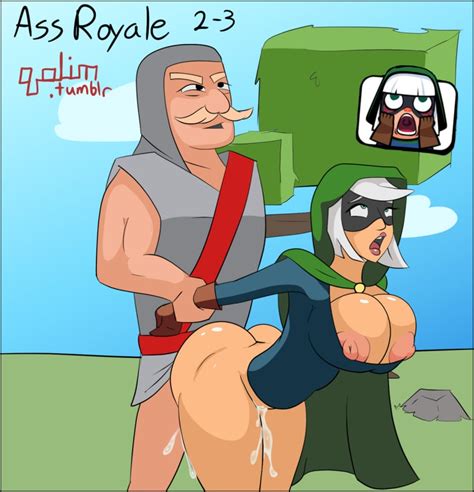 Rule 34 Ass Bandit Clash Royale Big Ass Big Breasts Bottomless Bottomless Female Breasts