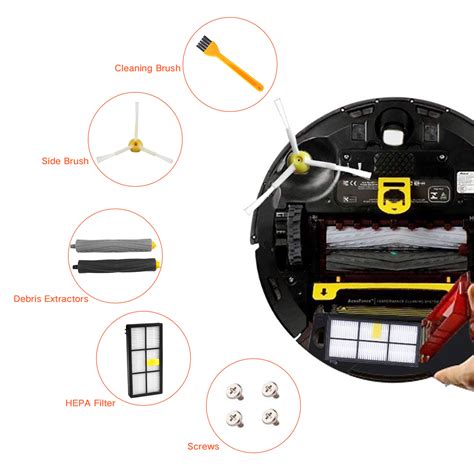 For IRobot Roomba Filters 800 900 Series Part Kit 880 890 960 980
