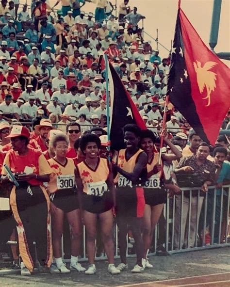 Flash Back To Yrs Ago South Pacific Games Port Moresby Left To