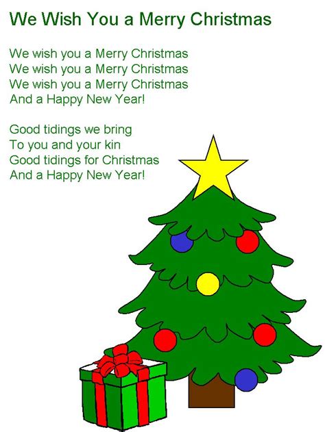 We Wish You A Merry Christmas Lyrics Merry Christmas Lyrics
