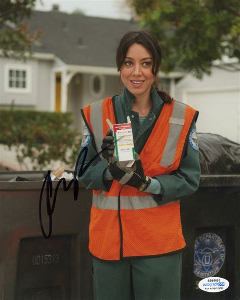 Aubrey Plaza Parks and Rec Signed Autograph 8x10 Photo ACOA | Outlaw ...