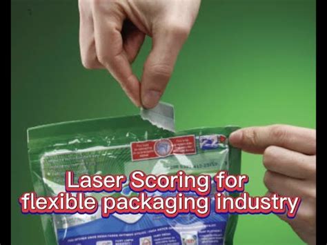 Laser Scoring Machine For Flexiblepackagingfilm Laserscoring On Pouch