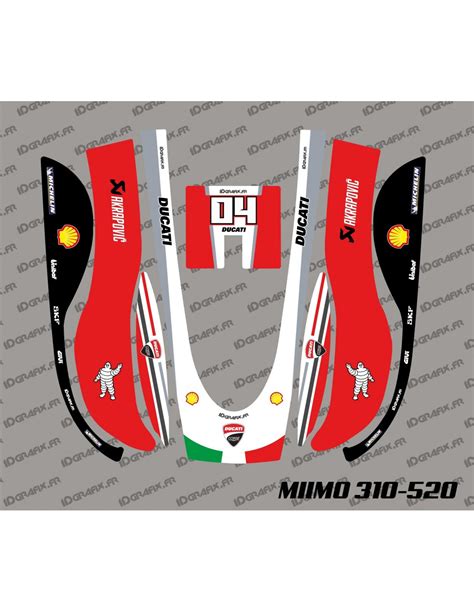 Adesivo Ducati GP Edition Robot Rasaerba Honda Miimo 310 520 Id