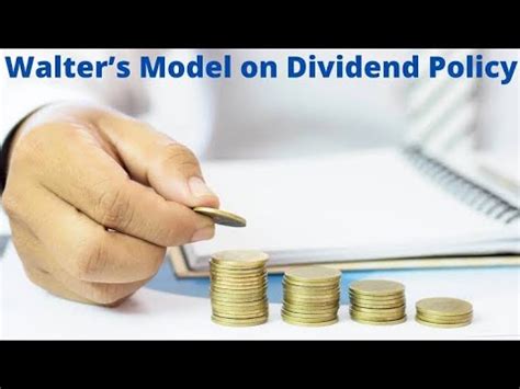 Walter S Model On Dividend Policy Walter S Dividend Model Youtube