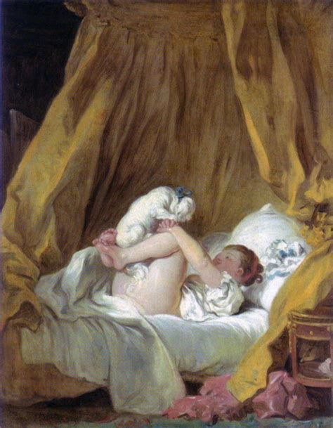 Francois Boucher Resting Maiden Byron S Muse