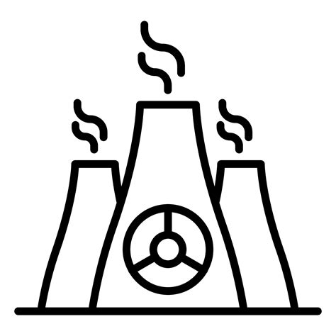 Nuclear Power Plant Icon 47358746 Vector Art At Vecteezy