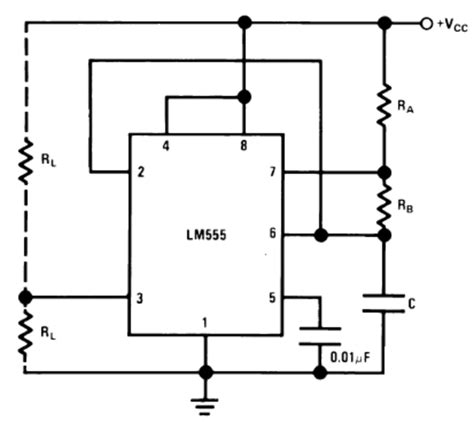 The General 555 Timer Circuit Schematic At The Heart Of The Circuit Is Download Scientific