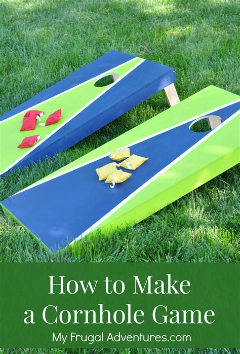 How to Make Cornhole Game - My Frugal Adventures