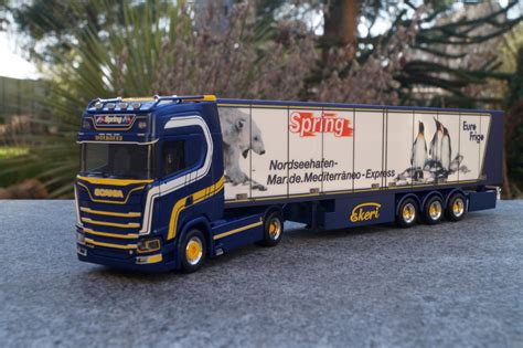 Herpa Scania Cs Hd K Hlkoffer Sattelzug Spring Schweiz Urswil