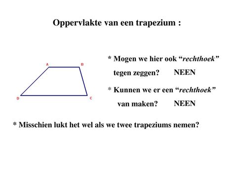 Ppt Oppervlakte Van Vlakke Figuren Formules Powerpoint