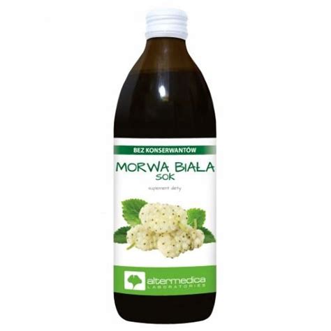 Sok z morwy białej Alter Medica 500 ml cukrzyca 11177815124 Allegro pl