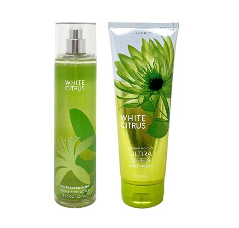 Bath And Body Works White Citrus Fine Fragrance Mist And Body Cream