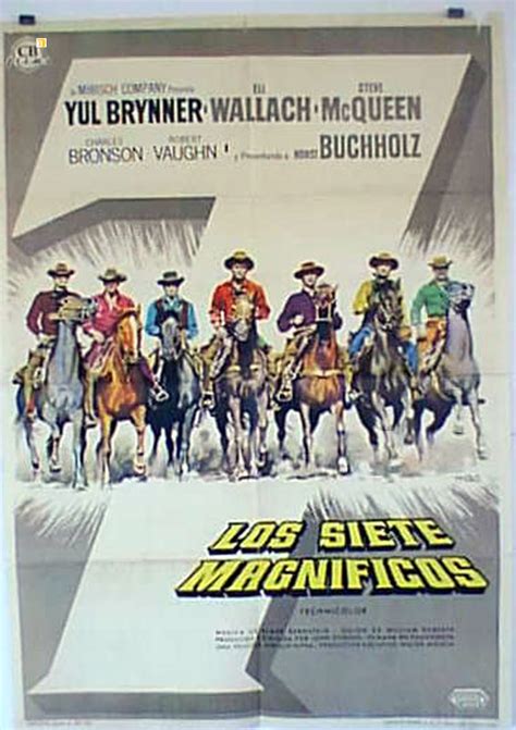 I MAGNIFICI SETTE MOVIE POSTER THE MAGNIFICENT SEVEN MOVIE POSTER