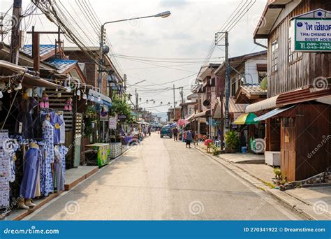 Chiang Khan Loei Thailand 22 12 2019 Cafe Amazon Logo Sign Thai