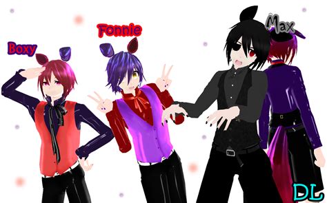 Mmdxfnaf Boxy Fonnie And Max Dl By Dannachankawaiifnaf On Deviantart