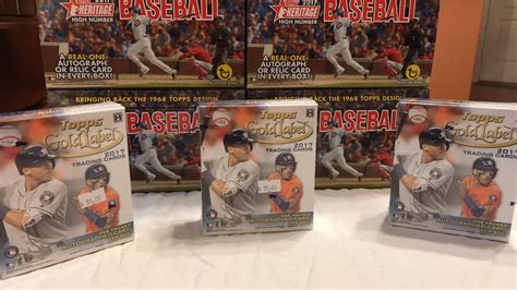 2017 Topps Gold Label Box Breaks YouTube