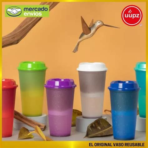 10 Vasos Mágicos Reusables 16 Oz Cambian De Color Meses sin intereses