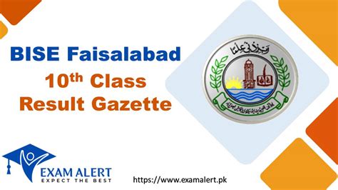 Bise Faisalabad Th Class Result Gazette Annual Exam