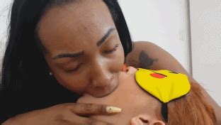 KARINA CRUEL DIRTY KISSES TWO INSATIABLE BRUNETTES SWALLOWING MOUTHS IN HOT KISSES JENIFER