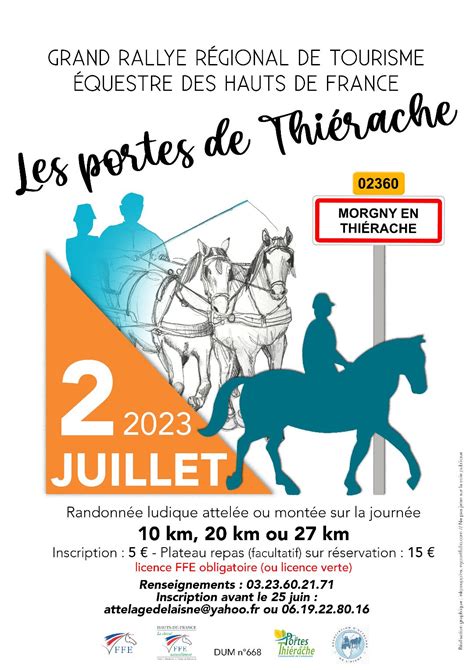 GRAND REGIONAL DE TOURISME EQUESTRE HDF MORGNY EN THIERACHE CRTE