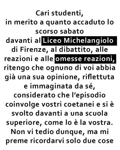 La Lettera Della Preside Del Liceo Leonardo Da Vinci Annalisa Savino