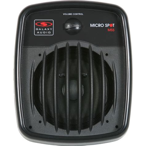 Galaxy Audio Ms5 Micro Spot Full Range Monitor With Volume Control