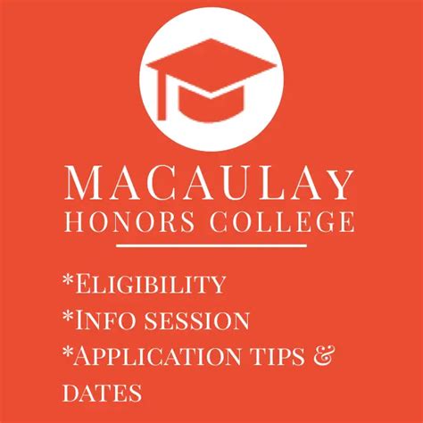 Cuny Macaulay Honors College Helpful Tips