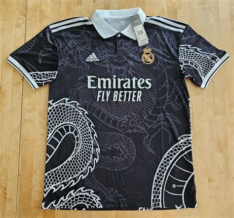 Real Madrid Trikot NEU Grösse L away auswärts schwarz Kaufen auf Ricardo