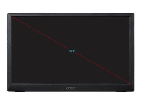 Acer PM161Q 16" (Actual size 15.6") Full HD 1920 x 1080 USB Type-C LED ...