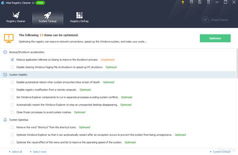 Download Wise Registry Cleaner 11.1.7 for windows - Filepuma.com