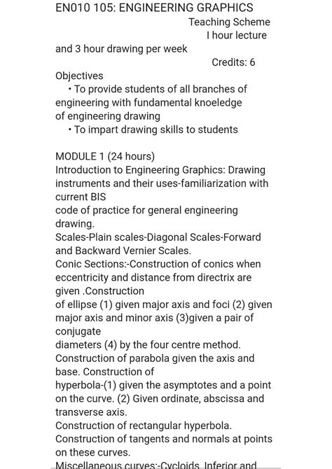 Engineering Graphics Notes Basic Mechanical Engineering Studocu