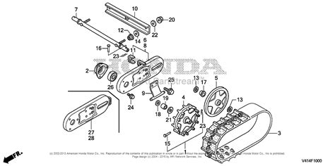 Honda HS928K1 TAS SNOW BLOWER JPN VIN SAVJ 5000001 Parts Diagram For