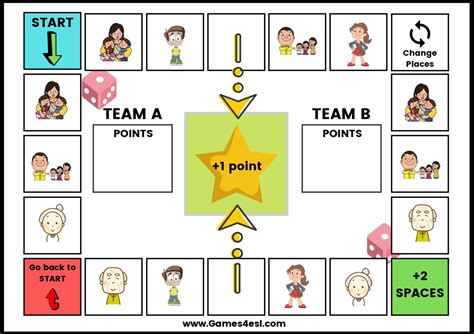 Printable Family Board Games | Games4esl