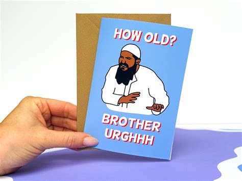 How Old Brother Urgh Brother Eww Whats That Brother Meme Card Funny