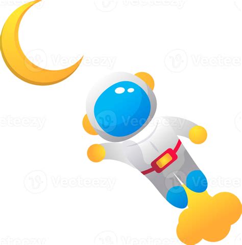 Ilustración De Dibujos Animados De Astronauta 35630411 Png